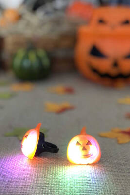 Halloween Orc Ring Pumpkin Light Up 960L - 2