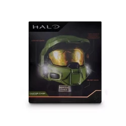 Halo Realistic Master Chief Illuminated Helmet And Display Stand Hlw/0173 - 3