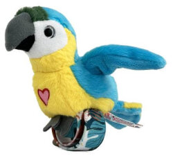 Happy Yappers Slap Band Plush Blue Parrot Hy-337 - 2