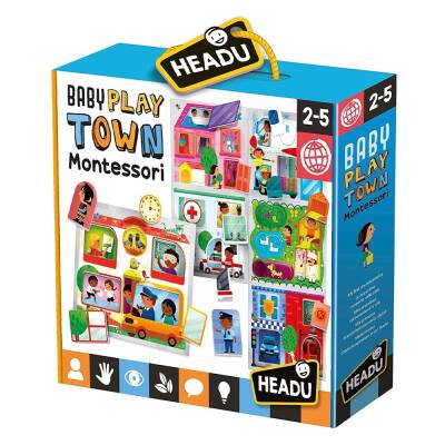 Headu Baby Play Town Montessori (2-5 Yas) Mu23615 - 1