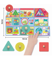 Headu Baby Shapes House Montessori Mu57854 - 2