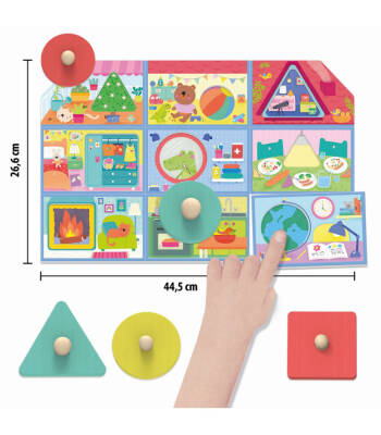 Headu Baby Shapes House Montessori Mu57854 - 2