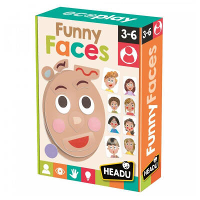 Headu Ecoplay Funny Faces (3-6 Years) Mu28009 - 1