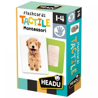 Headu Flashcards Tactile Montessori Mu23738 - 1