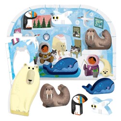 Headu Montessori First Puzzle Pole (Ages 2-4) Mu24711 - 3