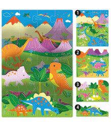 Headu Playrama Puzzle Dinosaurs 55300 - 2