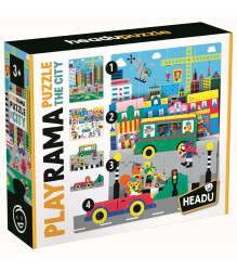 Headu Playrama Puzzle The City Mu55331 - 1