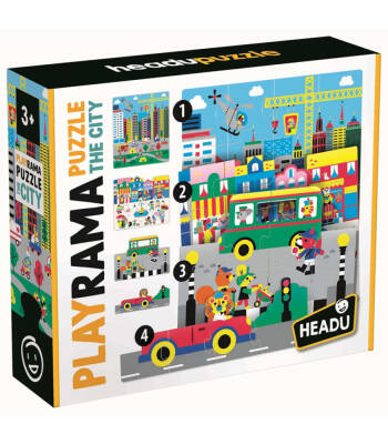 Headu Playrama Puzzle The City Mu55331 - 1