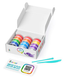 Hey Clay Air Drying Clay (15-Pack) - Ocean Hc015014 - 2