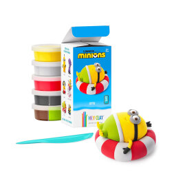 Hey Clay Air Drying Clay (5-Pack) - Minions - Otto HC050178 - Hey Clay