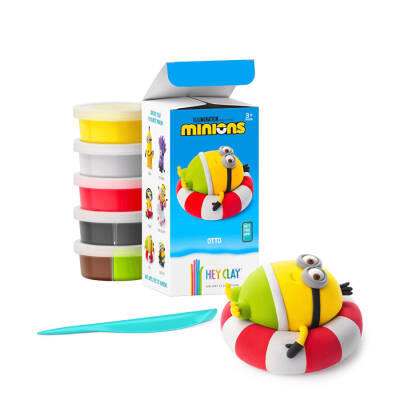 Hey Clay Air Drying Clay (5-Pack) - Minions - Otto HC050178 - 1
