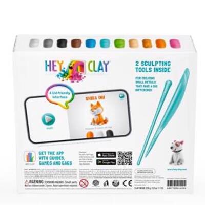 Hey Clay Air Drying Clay (Box Of 15) - Dog Story Hc015024 - 3