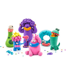 Hey Clay Air Drying Clay (Pack Of 6) - Monsters (Hipster, Bigwig, Donut) Hc060036 - 2