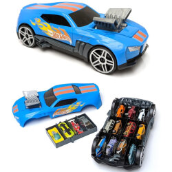 Hot Wheels 2-In-1 Race Haul Car Storage Box Carrying Case Hwcc15 - 2