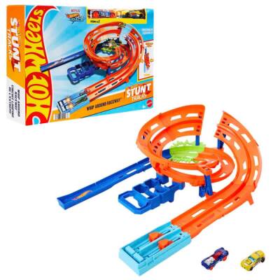 Hot Wheels Double Race And Stunt Track Htk17 - 1