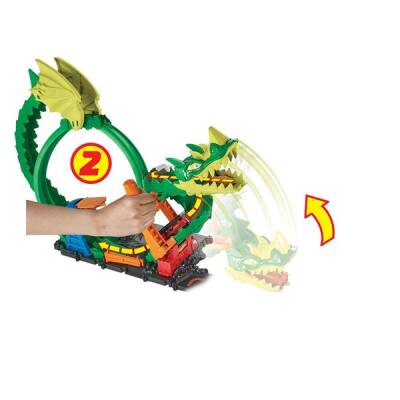 Hot Wheels Dragon Battle Track Hdp03 - 3