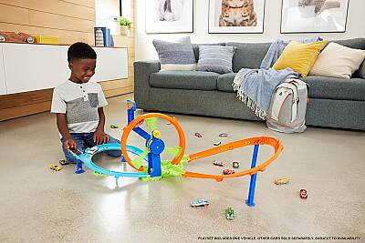 Hot Wheels Hızlı Fırlatma Ve Döngü Parkuru Oyun Seti Jbx65 - 2