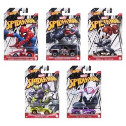 Hot Wheels Marvel Spiderverse Themed Cars Hfw35 - 2