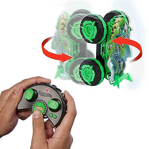 Hot Wheels Monster Trucks 1:15 Arazi Canavarı Mutant Great Bite Uzaktan Kumandalı Araba JMM76 - 6