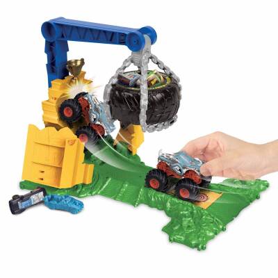 Hot Wheels Monster Trucks Arena Rhinomite Challenge Mtl-Htp18 - 2
