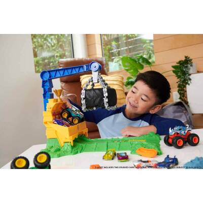 Hot Wheels Monster Trucks Arena Rhinomite Challenge Mtl-Htp18 - 5