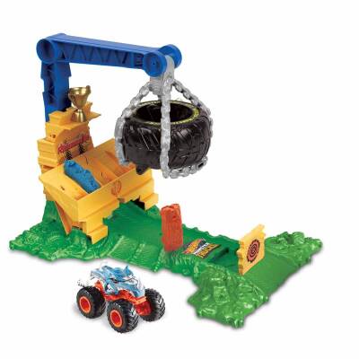 Hot Wheels Monster Trucks Arena Rhinomite Challenge Mtl-Htp18 - 1
