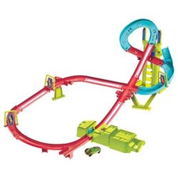 Hot Wheels Neon Yarışlar Çoklu Yarış Heyecanı Pist Seti HPC07 - 5
