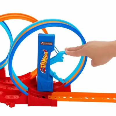 Hot Wheels Ultra Hots Crazy Loop Race Set Hpx93 - 4