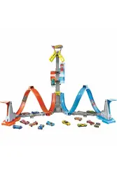 Hot Wheels Vertical Flight Thrill Race Set Grw39 - 2