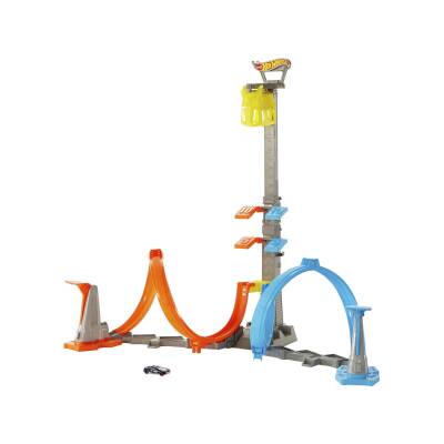 Hot Wheels Vertical Flight Thrill Race Set Grw39 - 3