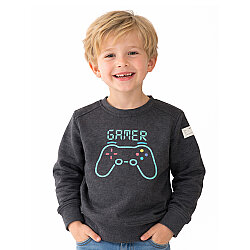 HUPALUPA Basic (Dar Kalıp) Antrasit Gamer 9-10 Yaş - 1