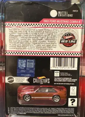 Hw Special Edition 1993 Mustang Cobra Hwf29 - 2
