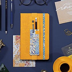 If Bookaroo Defter Ustu Kalemlık Sarı Cıcek Desen 49101 - 4