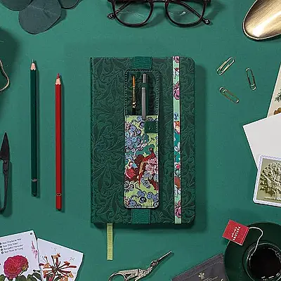 If Bookaroo Defter Ustu Kalemlık Yesıl Cıcek Desen 49103 - 4