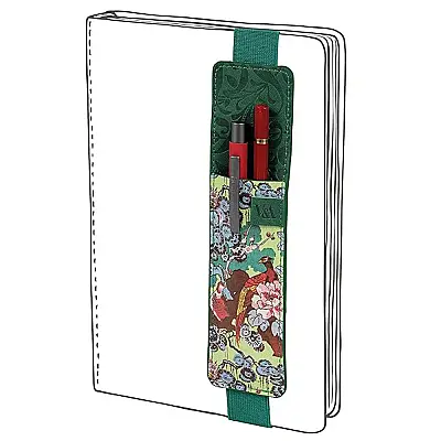 If Bookaroo Defter Ustu Kalemlık Yesıl Cıcek Desen 49103 - 3