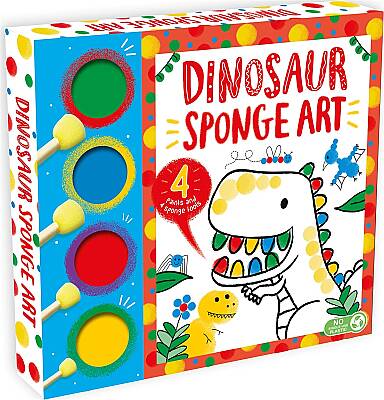 İgloo Dinosaur Sponge Art-Dinozor Sünger Sanatı - 1