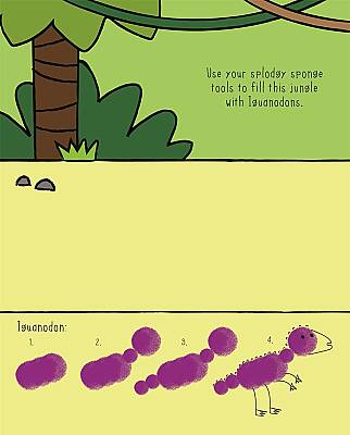 İgloo Dinosaur Sponge Art-Dinozor Sünger Sanatı - 2