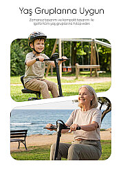 Igofor 3 Tekerlekli Katlanabilir Elektrikli Oturulabilir Scooter Siyah EM301-B - 3