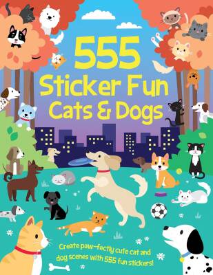 Imagine That 555 Sticker Fun - Cats And Dogs Activity Book - 1
