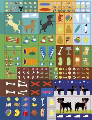 Imagine That 555 Sticker Fun - Cats And Dogs Activity Book - 2