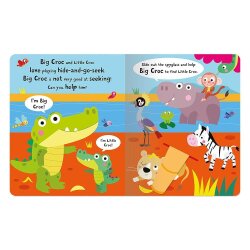 Imagıne That Big Croc Little Croc - Magic Spyglass Board Book - 2