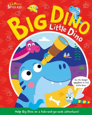Imagine That Big Dino Little Dino - Magic Spyglass Board Book - 1