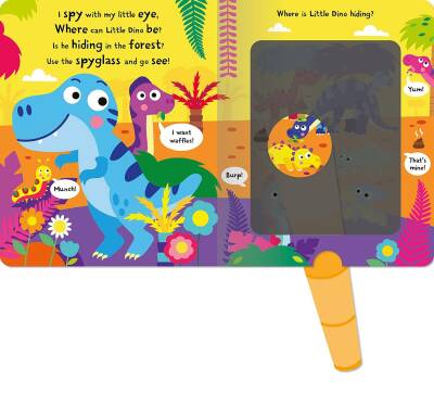 Imagine That Big Dino Little Dino - Magic Spyglass Board Book - 2