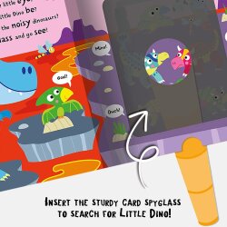 Imagine That Big Dino Little Dino - Magic Spyglass Board Book - 4