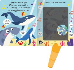 Imagine That Big Shark Little Shark - Magic Spyglass Board Book - 2
