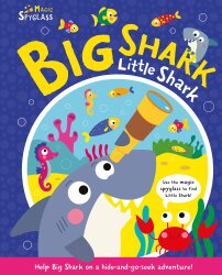Imagine That Big Shark Little Shark - Magic Spyglass Board Book - 1