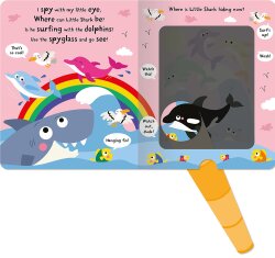 Imagine That Big Shark Little Shark - Magic Spyglass Board Book - 3