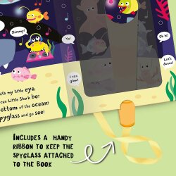 Imagine That Big Shark Little Shark - Magic Spyglass Board Book - 6