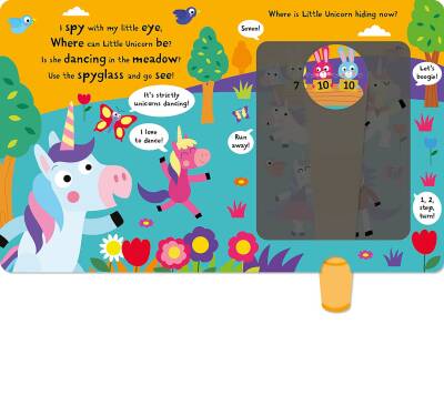 Imagine That Big Unicorn Little Unicorn - Magic Spyglass Board Book - 4