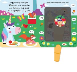 Imagine That Big Unicorn Little Unicorn - Magic Spyglass Board Book - 6